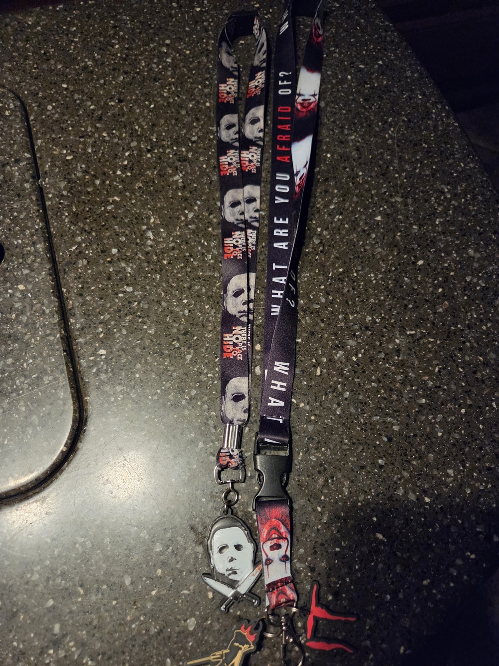 Halloween michael myers And IT Lanyard